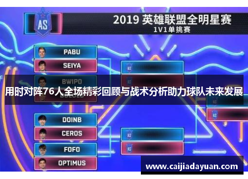 用时对阵76人全场精彩回顾与战术分析助力球队未来发展